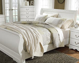 Anarasia White Queen Sleigh Headboard