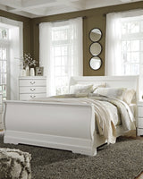 Anarasia White Queen Sleigh Headboard