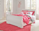 Anarasia Full Sleigh Bed, Dresser and Nightstand