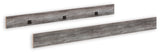 Bronyan Dark Gray King Panel Rails