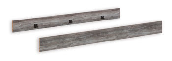 Bronyan Dark Gray King Panel Rails