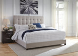 Dolante Beige Queen Upholstered Bed