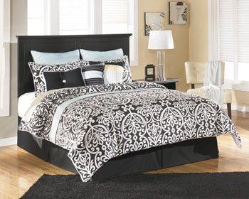 Maribel Black Queen Panel Headboard