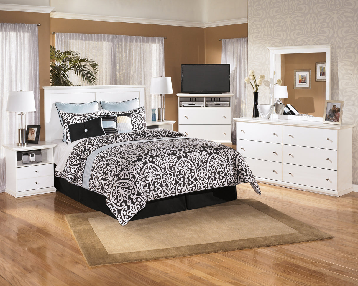 Bostwick White Shoals Queen Panel Headboard