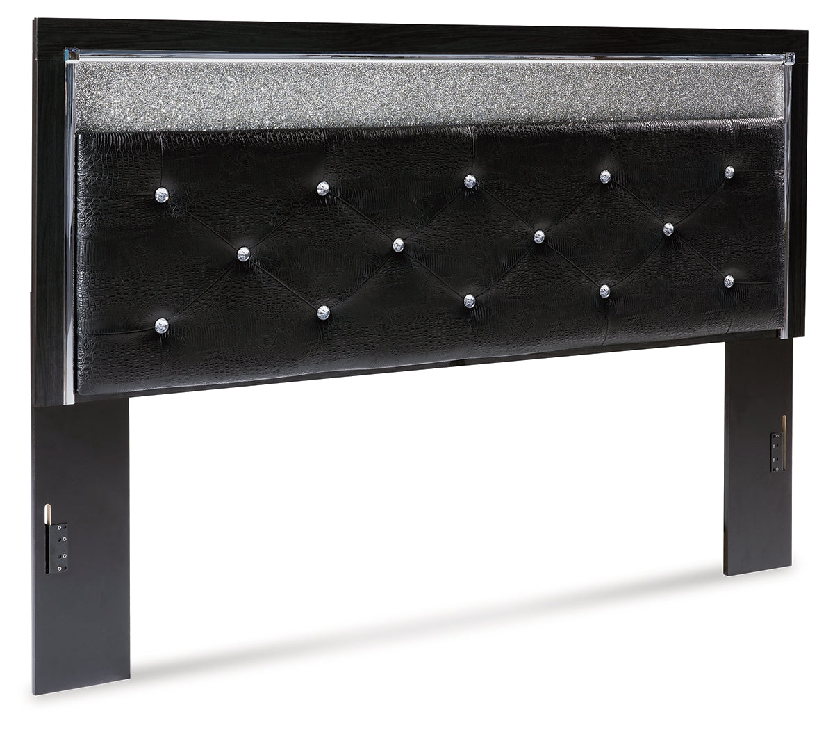 Kaydell Black King/California King Upholstered Panel Headboard