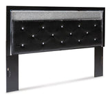 Kaydell Black King/California King Upholstered Panel Headboard