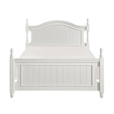 Clementine White Full Platform Bed