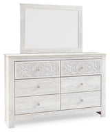 Paxberry Queen Panel Bed, Dresser, Mirror and Nightstand