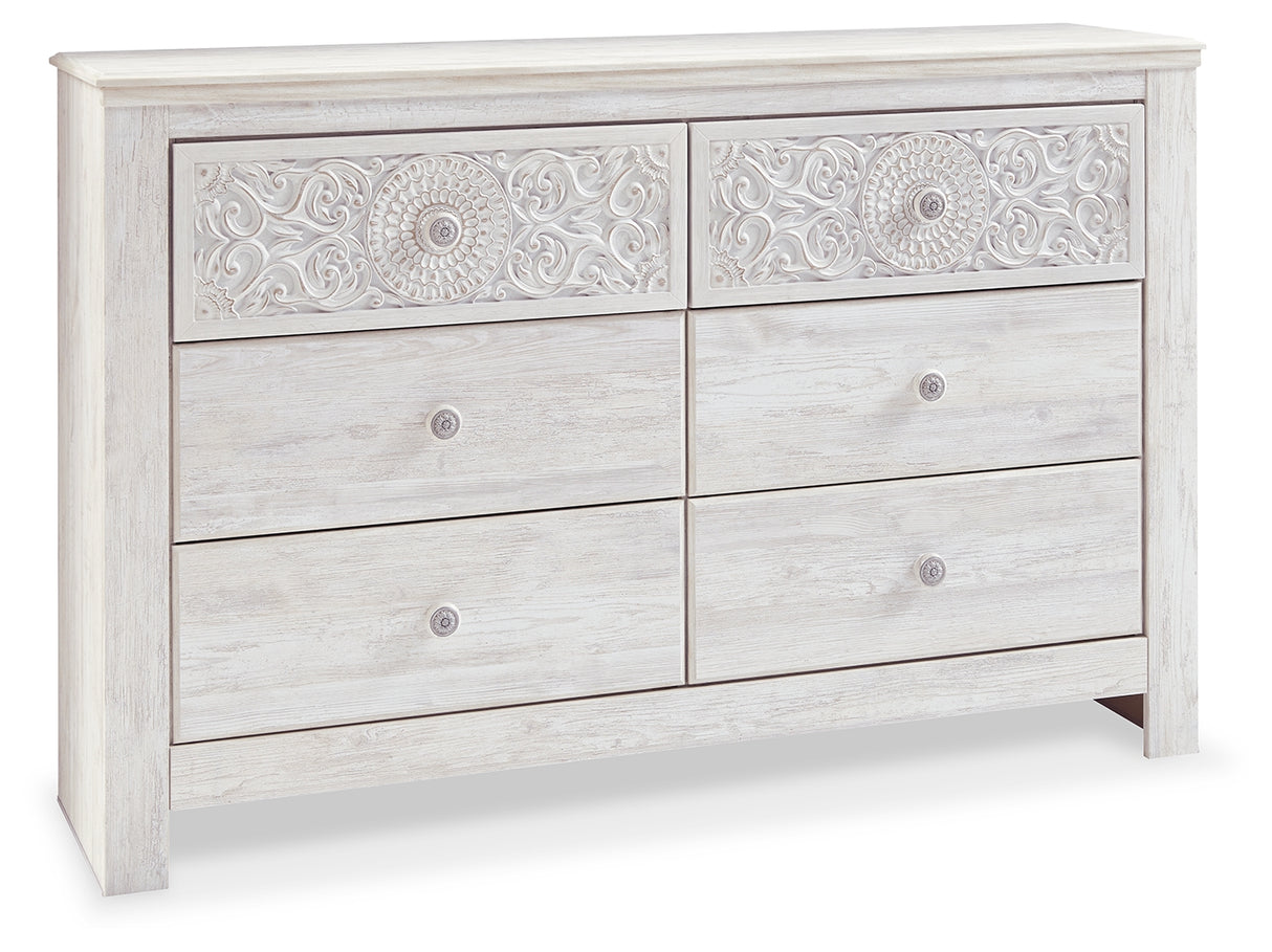 Paxberry Queen Panel Bed and Dresser