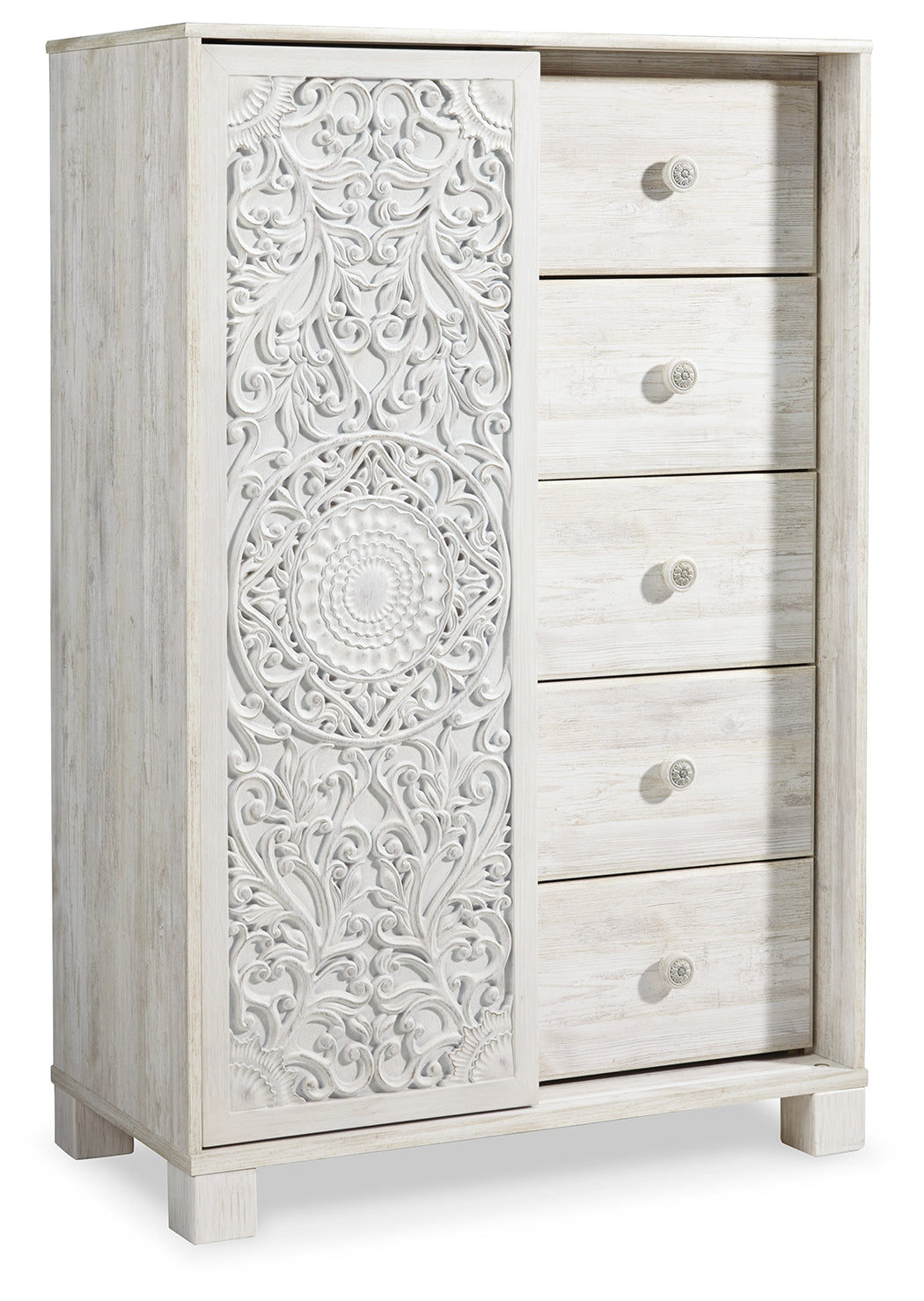 Paxberry Queen Panel Bed and Chest