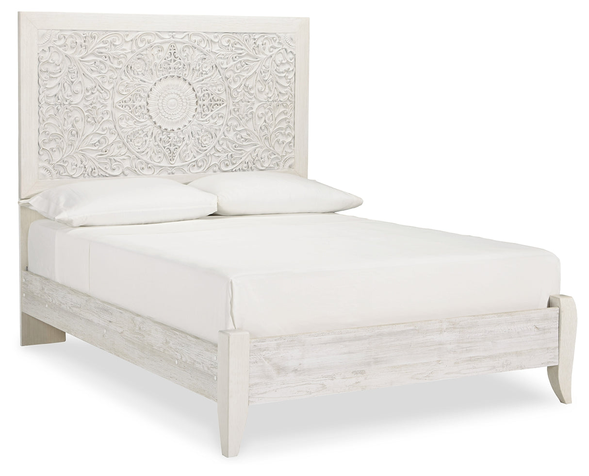 Paxberry Full Panel Bed, Chest and Nightstand