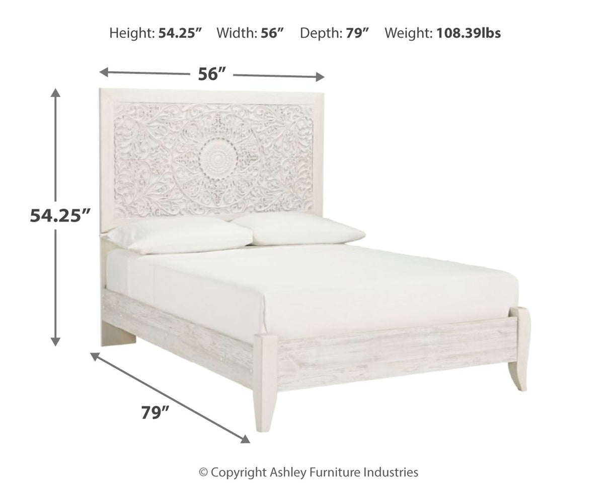 Paxberry Full Panel Bed, Chest and Nightstand