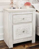 Paxberry Whitewash Nightstand