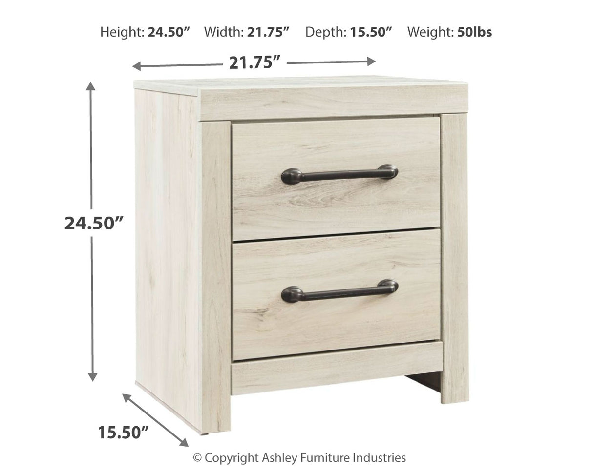 Cambeck Whitewash Nightstand