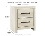 Cambeck Whitewash Nightstand