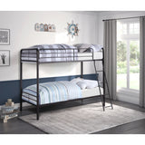 Lunar Dark Bronze Metal Twin/Twin Bunk Bed