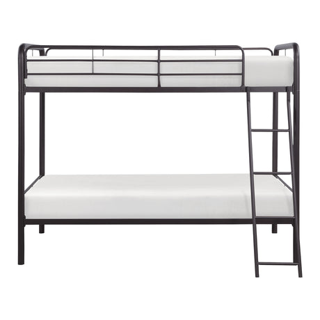 Lunar Dark Bronze Metal Twin/Twin Bunk Bed