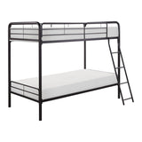 Lunar Dark Bronze Metal Twin/Twin Bunk Bed