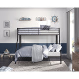 Lunar Dark Bronze Metal Twin/Full Bunk Bed