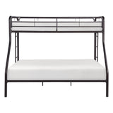 Lunar Dark Bronze Metal Twin/Full Bunk Bed