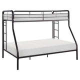 Lunar Dark Bronze Metal Twin/Full Bunk Bed