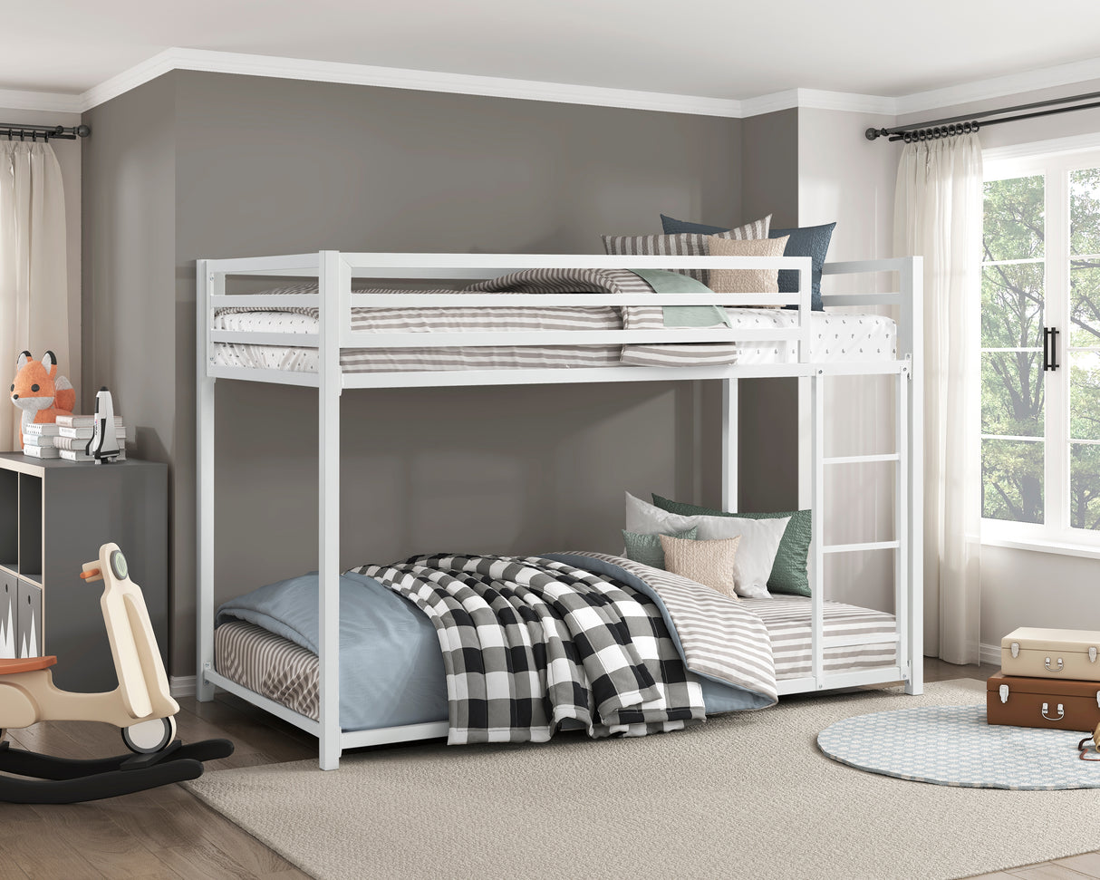 Jovie White Metal Twin/Twin Bunk Bed