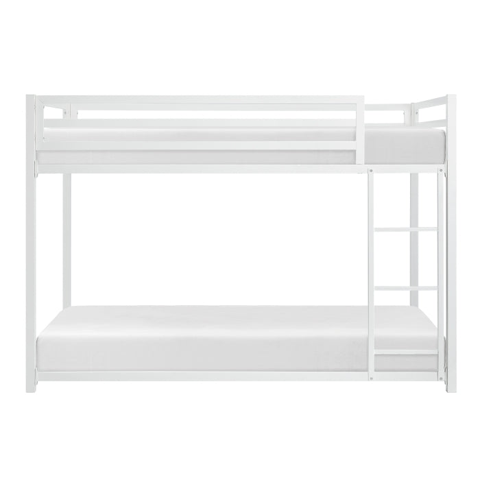 Jovie White Metal Twin/Twin Bunk Bed