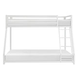 Jovie White Metal Twin/Full Bunk Bed