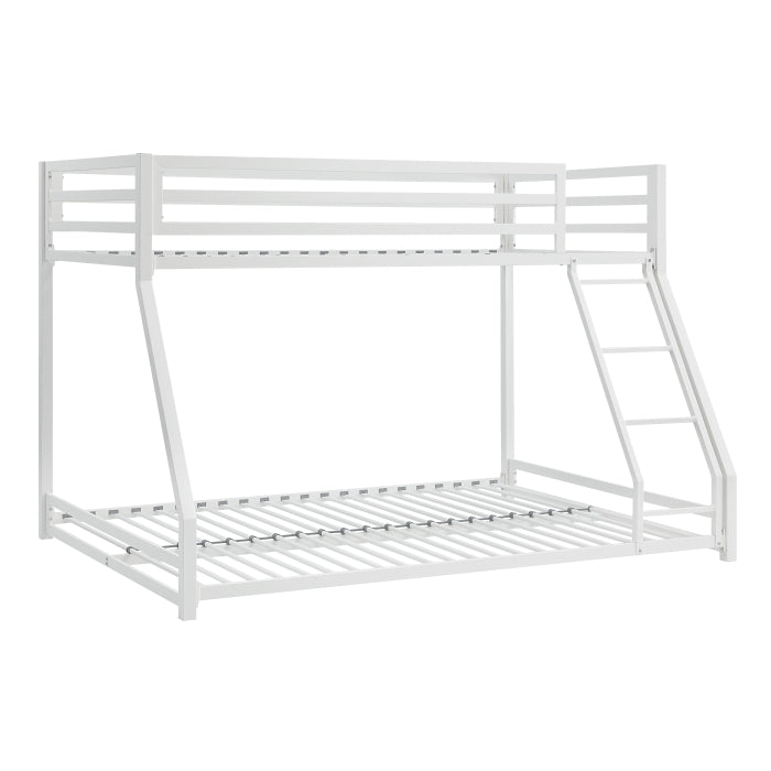 Jovie White Metal Twin/Full Bunk Bed