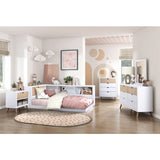 Asker Twin Bookcase Corner Bed