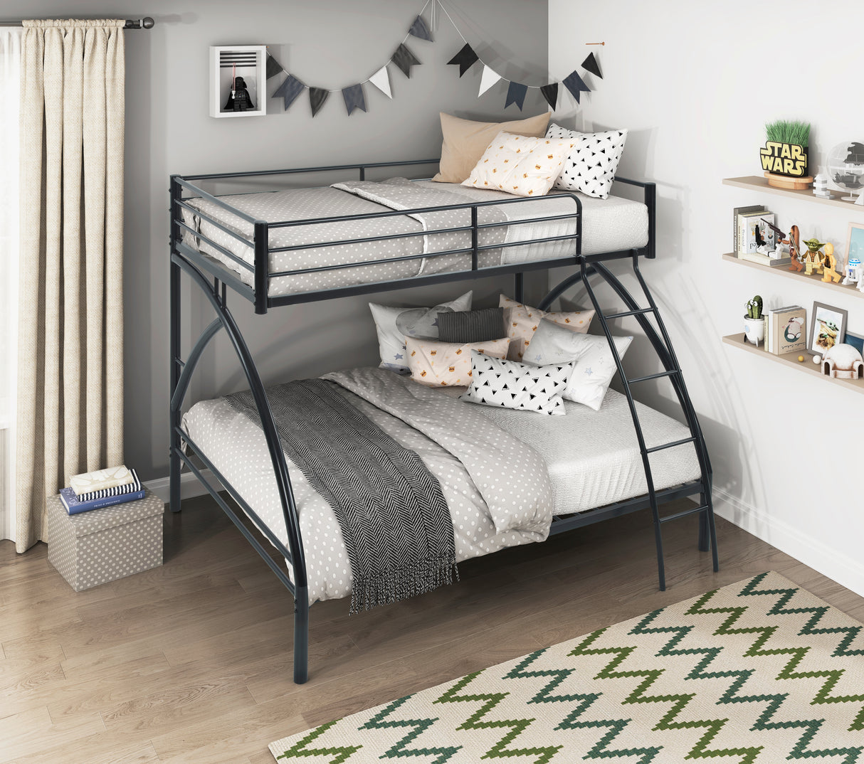 Bailey Twin/Full Bunk Bed, Easy Assembly