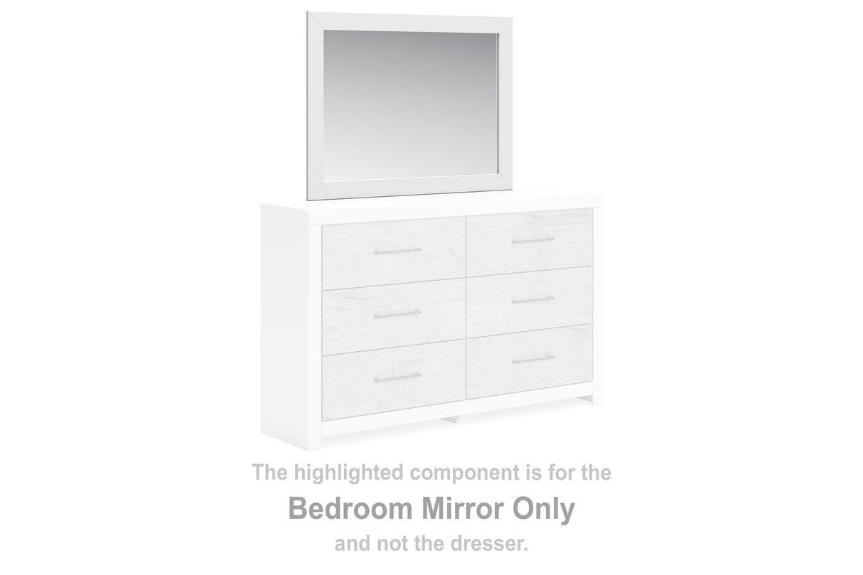 Charbitt White Bedroom Mirror