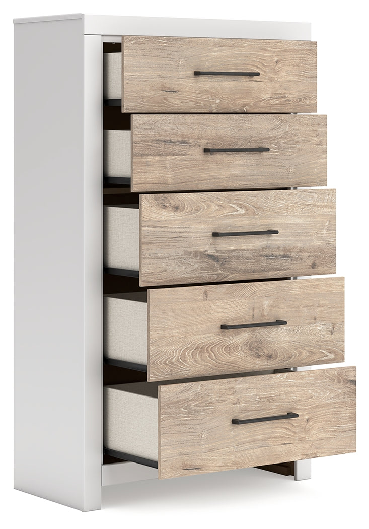 Charbitt Two-Tone Chest Of Drawers