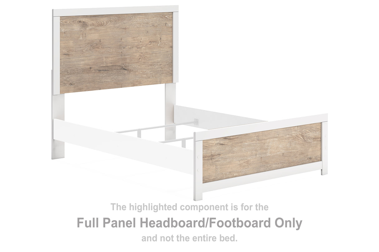 Charbitt Two-Tone Full Panel Headboard/Footboard