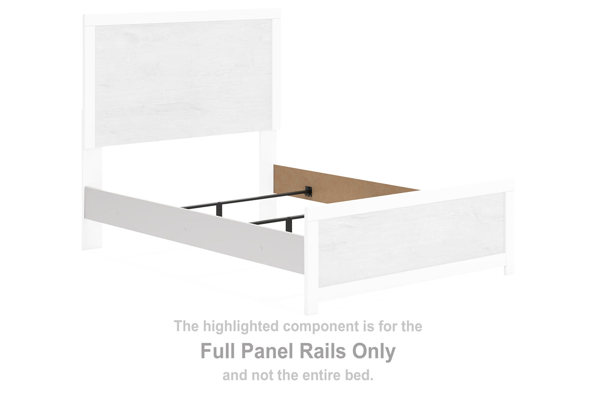 Charbitt White Full Panel Rails