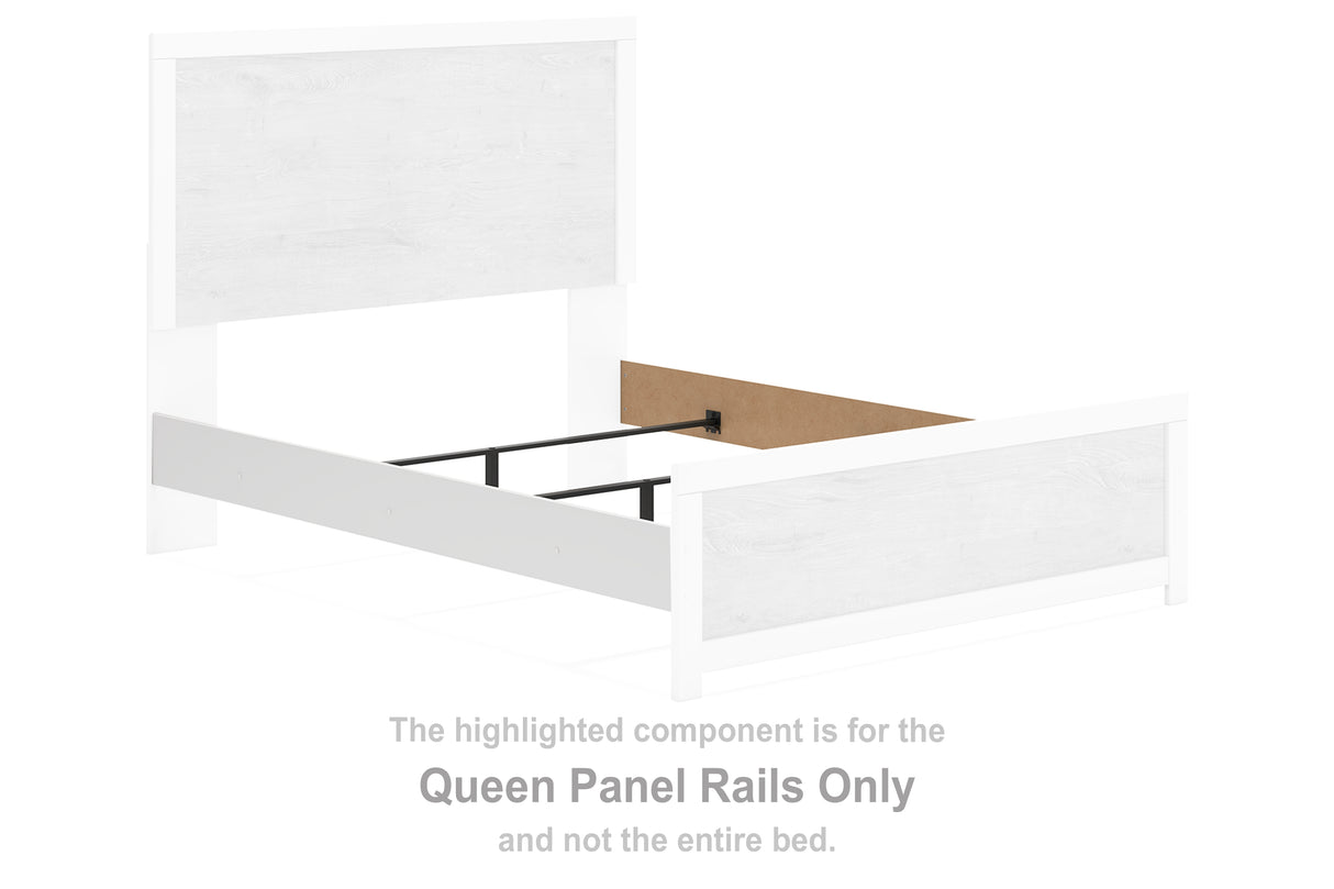 Charbitt White Queen Panel Rails