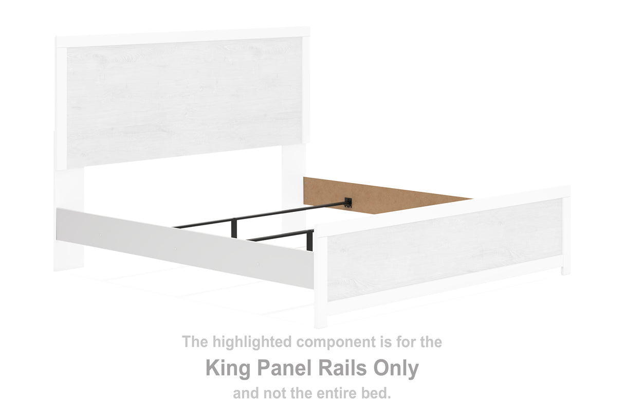 Charbitt White King Panel Rails