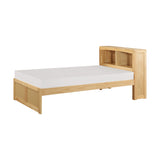 Bartly Natural Pine Twin Bookcase Bed