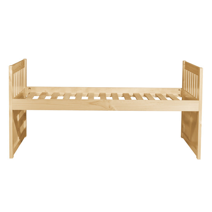 Bartly Natural Pine Twin/Twin Trundle Bed