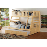 Bartly Natural Pine Twin/Full Bunk Bed With Twin Trundle