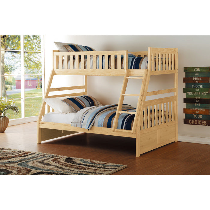 Bartly Natural Pine Twin/Full Bunk Bed