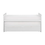 Galen White Twin/Twin Bed With Storage Boxes