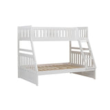 Galen White Twin/Full Bunk Bed