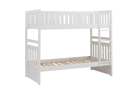 Galen White Twin/Twin Bunk Bed