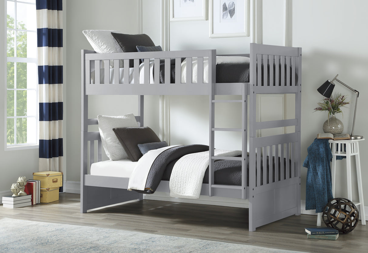 Orion Gray Twin/Twin Bunk Bed