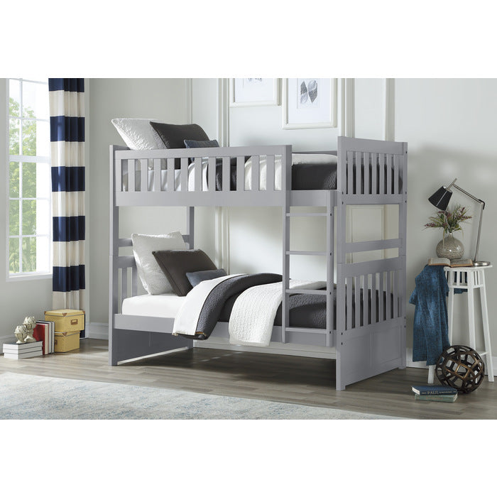 Orion Gray Twin/Twin Bunk Bed