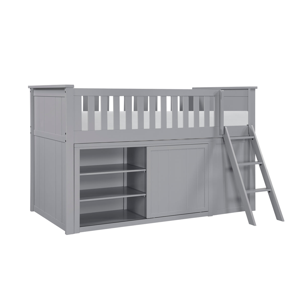 Orion Low Loft Bunk With Bookcase And Dresser