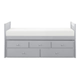 Orion Gray Twin/Twin Trundle Bed