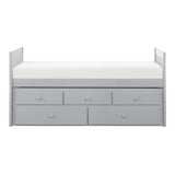 Orion Gray Twin/Twin Trundle Bed