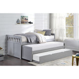 Orion Gray Twin/Twin Bed With Twin Trundle